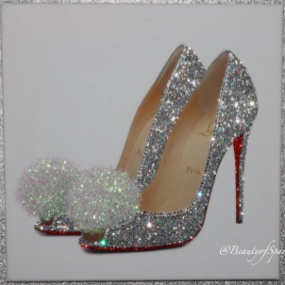 Sparkle Glitter Heels - Picture 1 of 2